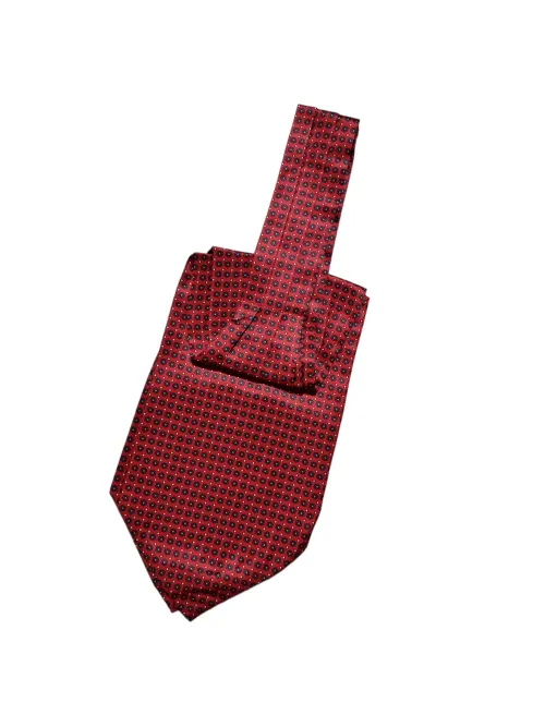 Ascot clasic matase naturala print geometric