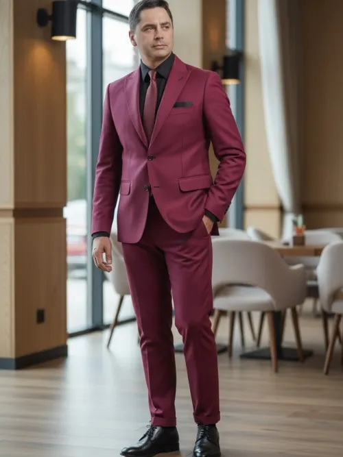 COSTUM BARBATI Bordo