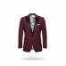 COSTUM CEREMONIE Bordo din Lana 100%