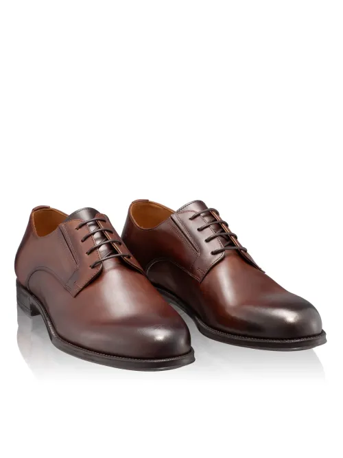 Pantofi Eleganti barbati maro din piele naturala